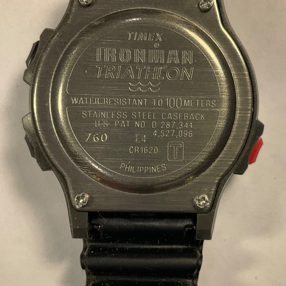 RARE Timex Ironman Triathlon Ladies/Womens/Unisex Watch Red w/ INDIGLO - Picture 4 of 7